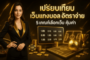 เปรียบเทียบ เว็บแทงบอล อัตราจ่าย